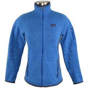 Patagonia Womens Better Sweater Fleece Jacket Size Small in Larimar Blue